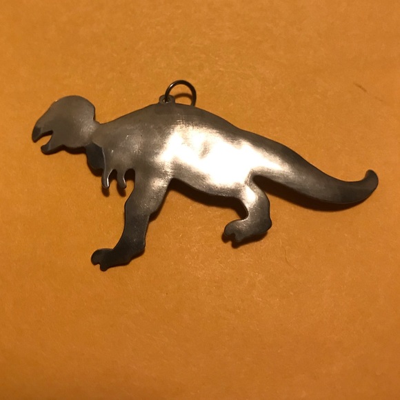 Sterling Silver Jewelry - Sterling Silver T-Rex pendant Dinosaur Lover